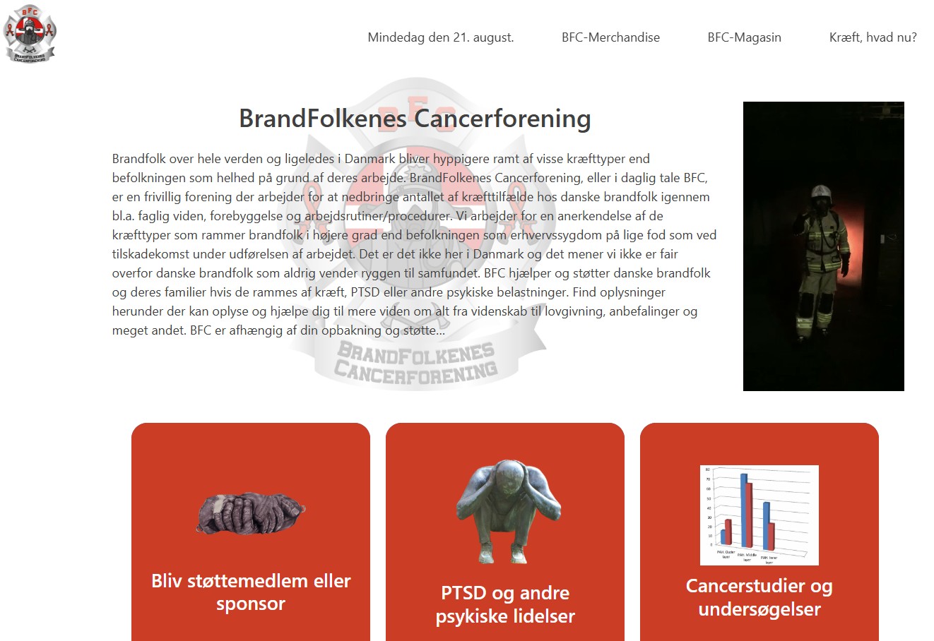 Ny BFC hjemmeside